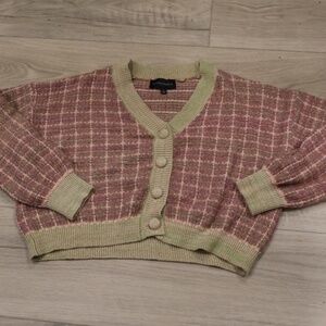 Cotton Candy Crop Sweater